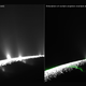 Illustration for article titled Curtain Eruptions on Enceladus Give Us a New Look at Saturns Moon